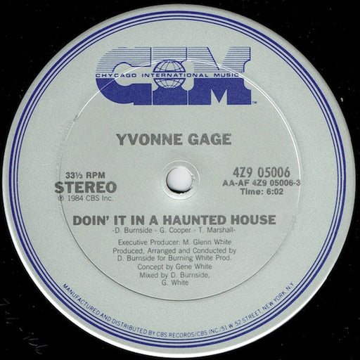 Yvonne Gage – Doin' It In A Haunted House (LP, Vinyl Record Album)
