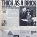 Jethro Tull – Thick As A Brick (LP, Vinyl Record Album)