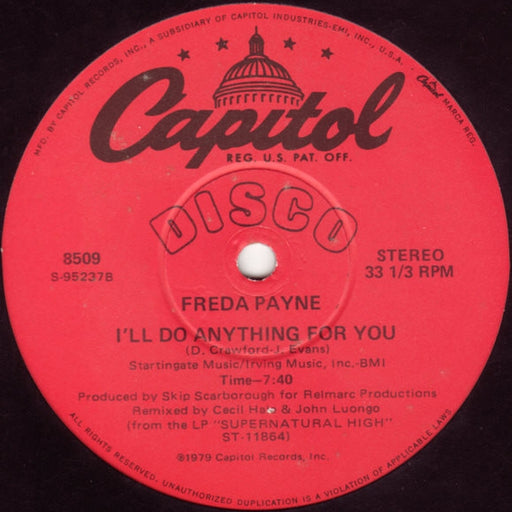 Freda Payne – I'll Do Anything For You (LP, Vinyl Record Album)