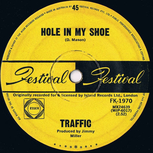 Traffic – Hole In My Shoe (LP, Vinyl Record Album)