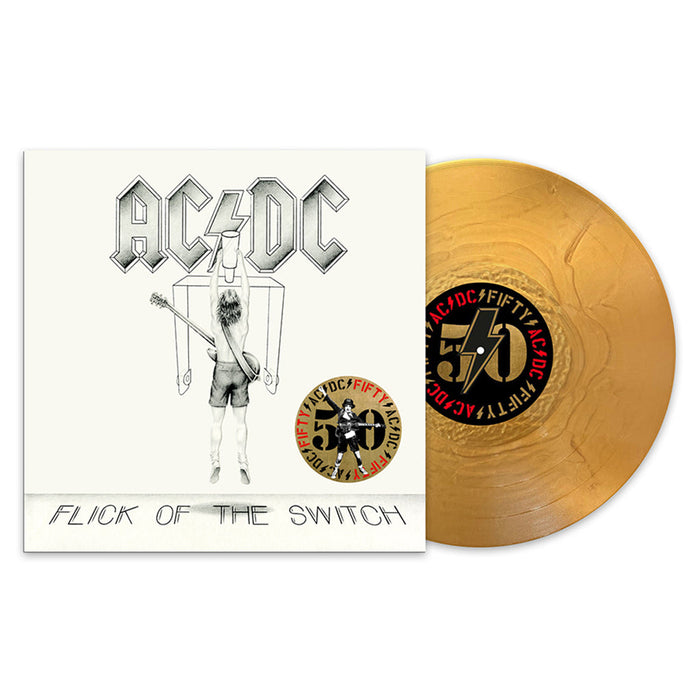 AC/DC – Flick Of The Switch (Gold Vinyl, 50th Anniversary Edition) LP vinyl record, image 2 of 2