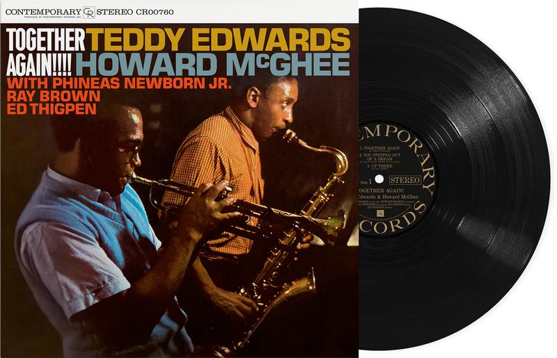 Teddy Edwards, Howard McGhee – Together Again! (Contemporary Records, Acoustic Sounds Series) - Image 2