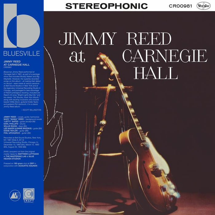 Jimmy Reed – Jimmy Reed at Carnegie Hall (Acoustic Sounds Series) LP vinyl record
