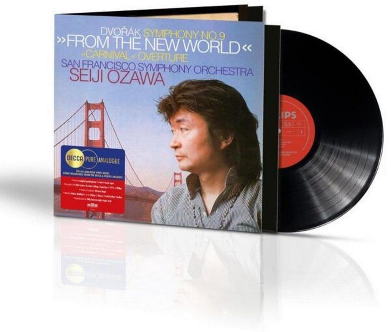 Antonín Dvořák, San Francisco Symphony Orchestra, Seiji Ozawa – Symphony No.9 "FROM THE NEW WORLD", "CARNIVAL" OVERTURE LP vinyl record, image 2 of 2