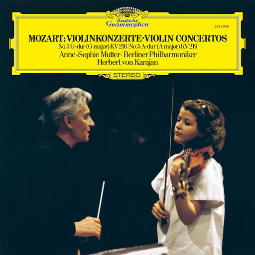 Mutter, Von Karajan, Berlin Philharmonic Orchestra - Mozart: Violin Concertos Nos. 3 & 5 - Image 1
