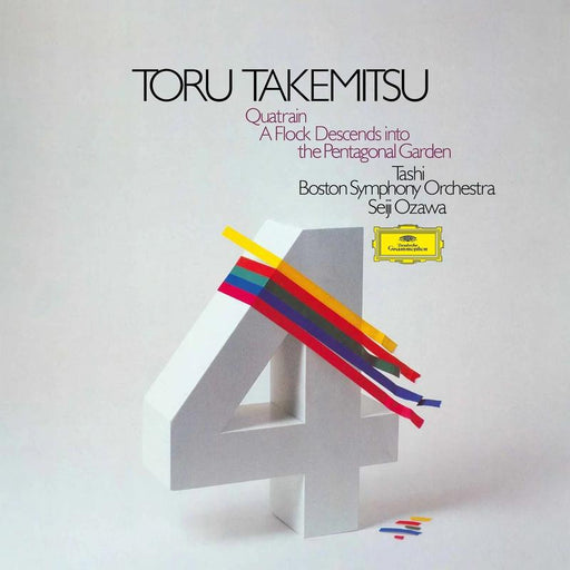 Toru Takemitsu, Tashi, Boston Symphony Orchestra, Seiji Ozawa – Quatrain / A Flock Descends Into The Pentagonal Garden - Image 1