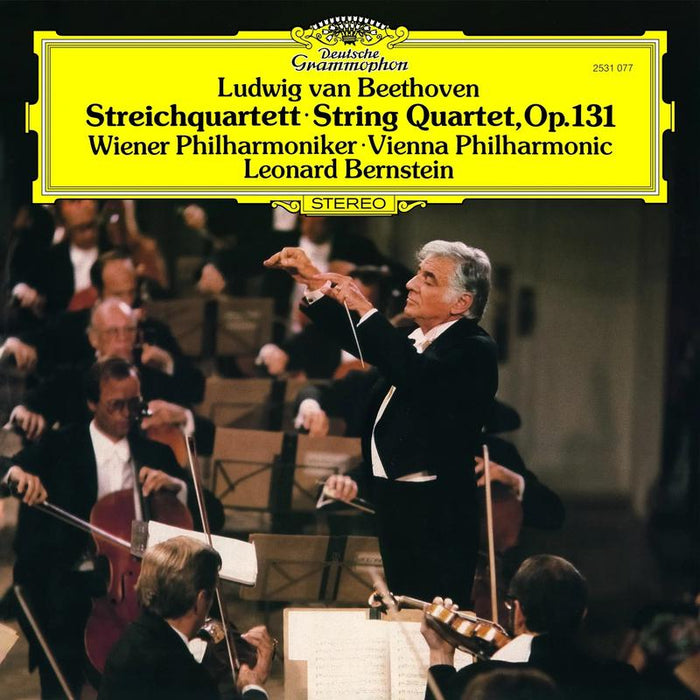Ludwig van Beethoven, Wiener Philharmoniker, Leonard Bernstein – Streichquartett = String Quartet, Op. 131 (Original Source Series) LP vinyl record, image 4 of 4