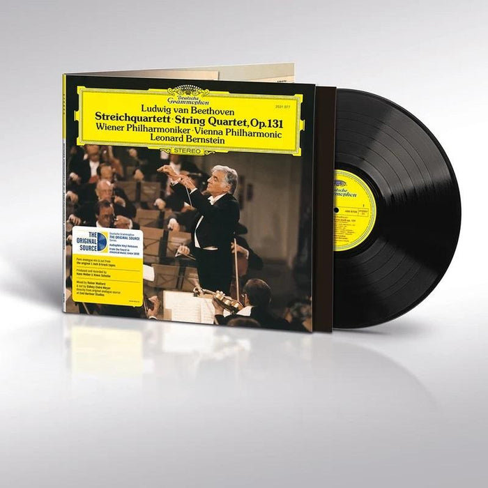 Ludwig van Beethoven, Wiener Philharmoniker, Leonard Bernstein – Streichquartett = String Quartet, Op. 131 (Original Source Series) LP vinyl record, image 2 of 4