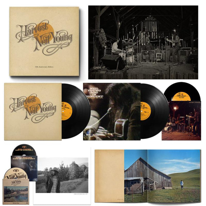 Neil Young – Harvest (2xLP, 1x7", 2xDVD, 50th Anniversary Deluxe Box Set) - Image 1