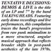 Talking Heads - Tentative Decisions: Demos & Live (LP+7") - Image 1