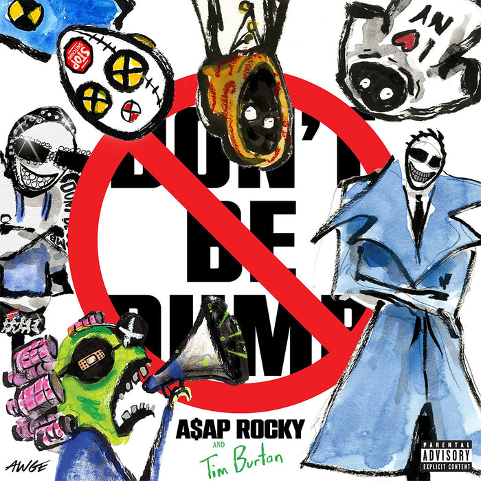 ASAP Rocky – Don't Be Dumb (2xLP, Black & White vinyl) - Image 1
