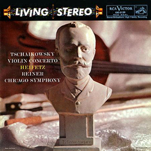 Fritz Reiner - Tchaikovsky: Violin Concerto/ Heifetz, violin (Analogue Productions, RCA Victor Red Seal) LP vinyl record, image 1 of 2