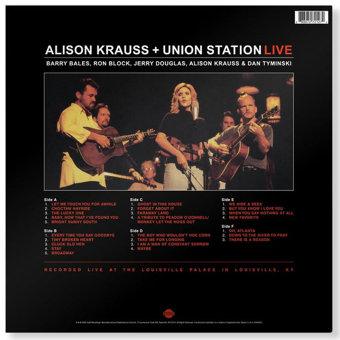 Alison Krauss & Union Station – Live (3xLP) - Image 4