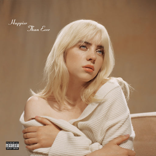 Billie Eilish – Happier Than Ever (2xLP, 100% Recycled Black Vinyl) - Image 1