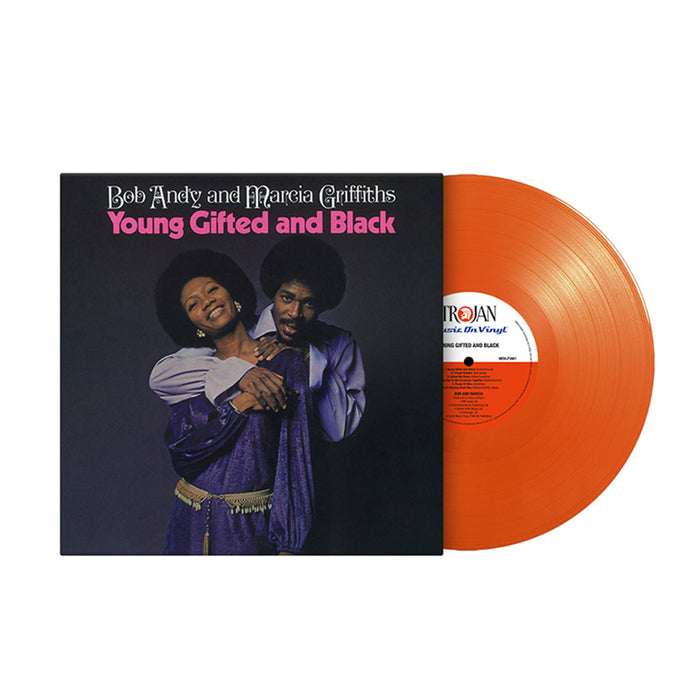 Bob Andy, Marcia Griffiths – Young Gifted And Black (Orange vinyl) LP vinyl record, image 3 of 4