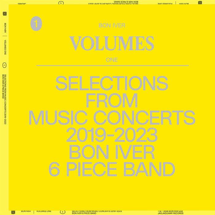 Bon Iver – Volumes: One - Selections From Music Concerts 2019-2023 Bon Iver 6 Piece Band - Image 1