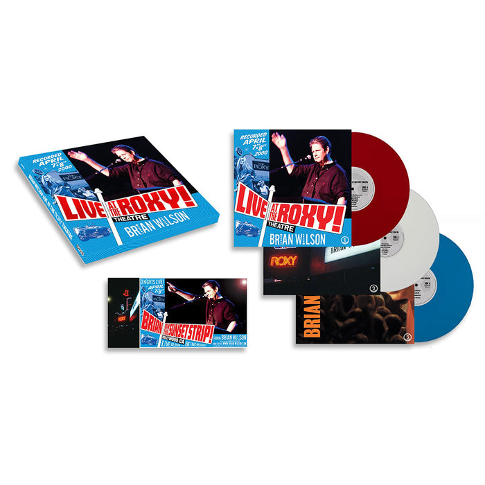 Brian Wilson – Live at the Roxy Theatre (3xLP, Red, White & Blue vinyl) - Image 2