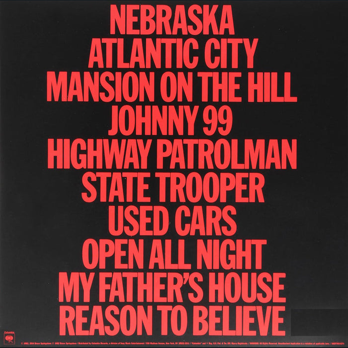 Nebraska – Bruce Springsteen for Sale — Dutch Vinyl