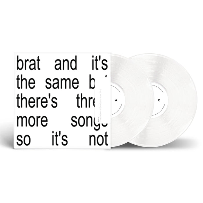 Charli XCX – Brat And It's The Same But There's Three More Songs So It's Not (2xLP, White vinyl) - Image 2