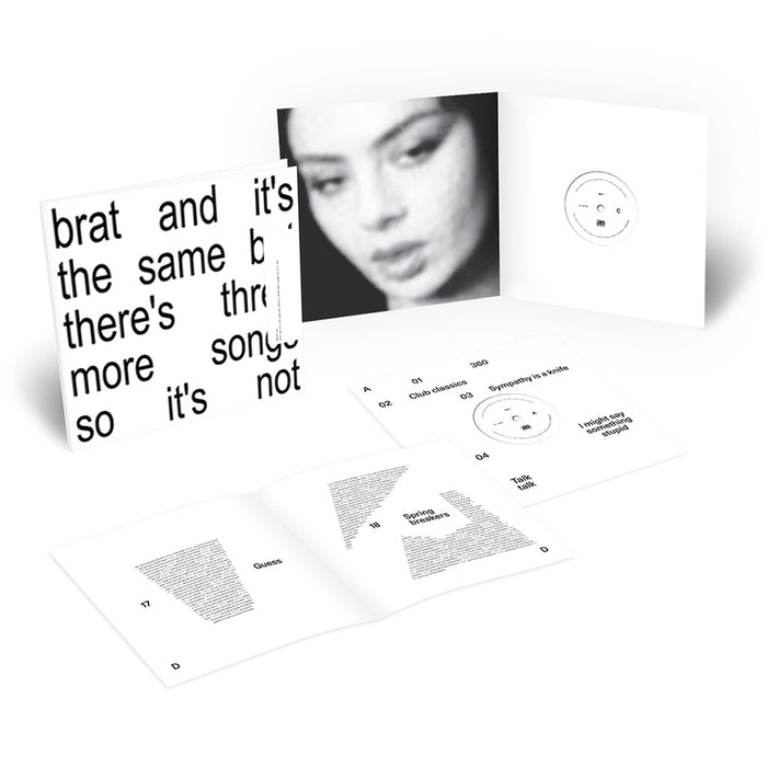 Charli XCX – Brat And It's The Same But There's Three More Songs So It's Not (2xLP, White vinyl) - Image 3