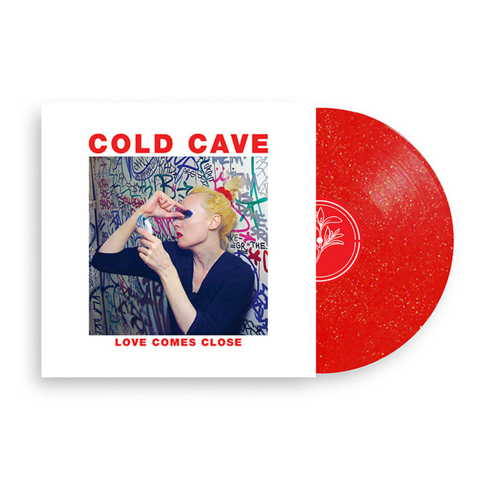Cold Cave – Love Comes Close (Ruby Red Glitter) LP vinyl record, image 2 of 2