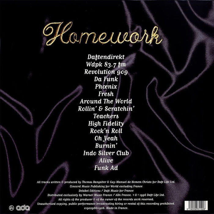Daft Punk – Homework (2xLP, 2022 reissue) - Image 3