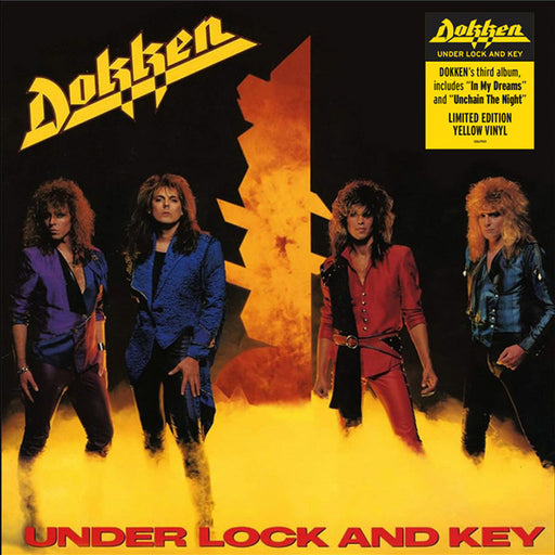 Dokken – Under Lock And Key (Yellow vinyl) - Image 1