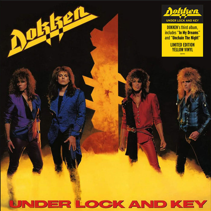 Dokken – Under Lock And Key (Yellow vinyl) - Image 1