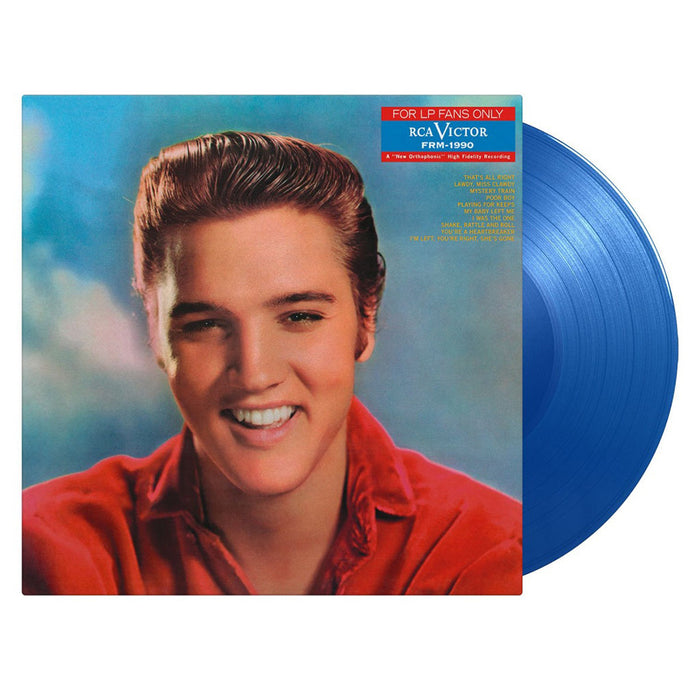 Elvis Presley – For LP Fans Only (Blue Vinyl) LP vinyl record, image 2 of 2