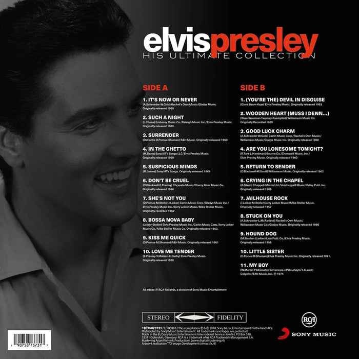 Elvis Presley – His Ultimate Collection LP vinyl record, image 2 of 3