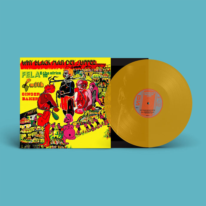 Fela Kuti, Africa 70, Ginger Baker – Why Black Man Dey Suffer....... (Translucent Yellow vinyl) - Image 2