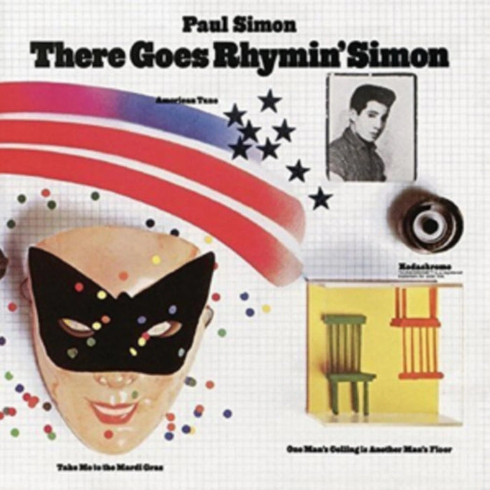 Paul Simon – There Goes Rhymin' Simon (Opaque Orange) LP vinyl record, image 1 of 3