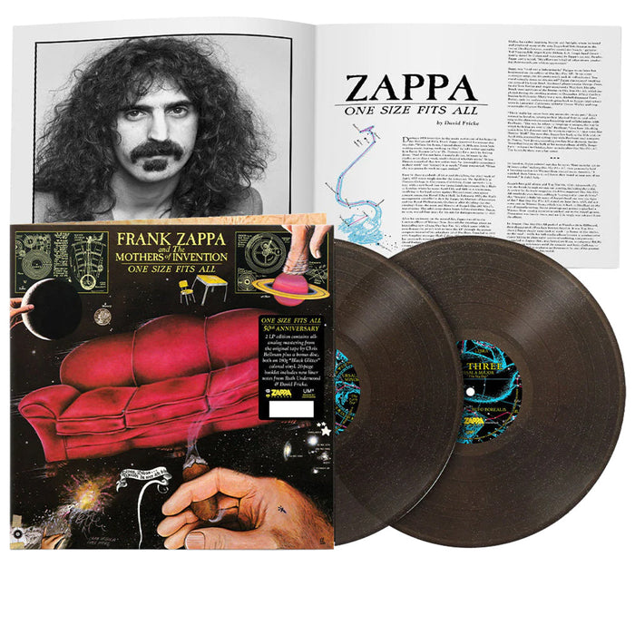 Frank Zappa, The Mothers – One Size Fits All (2xLP, Black glitter) - Image 3