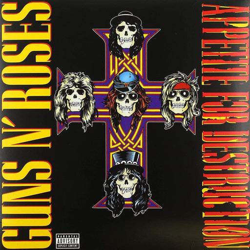 Guns N' Roses – Appetite For Destruction LP vinyl record, image 1 of 2