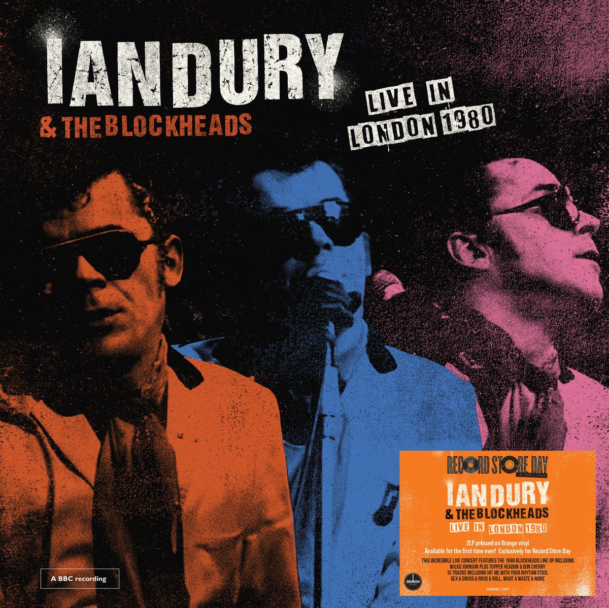 レーザービデオディスク　Ian Dury & The Blockheads Ian Dury And The Blockheads – Live In London 1980 (2xLP, Orange