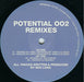 Ben Long – Potential 002 Remixes 12" vinyl record, image 1 of 2