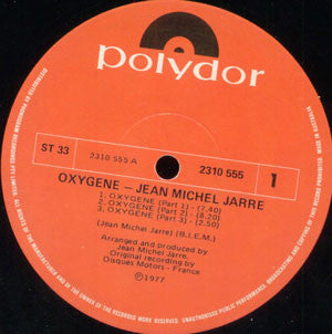 Jean-Michel Jarre – Oxygene LP vinyl record, image 4 of 4