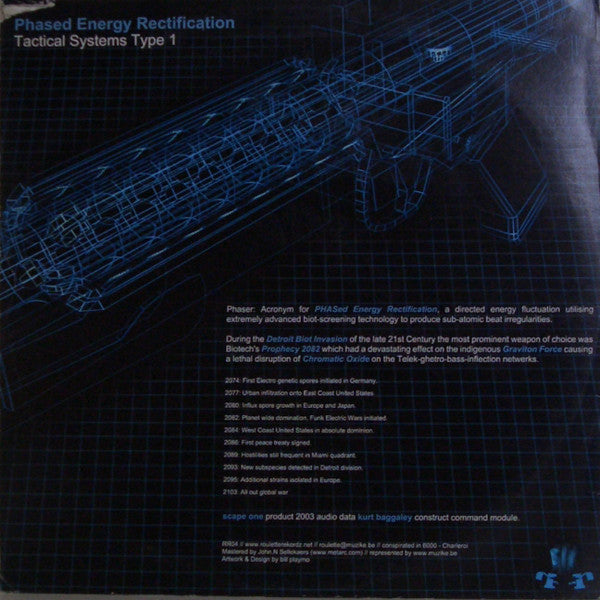 Tactical Systems – Phased Energy Rectification: Tactical Systems Type 1 12" vinyl record, image 2 of 4