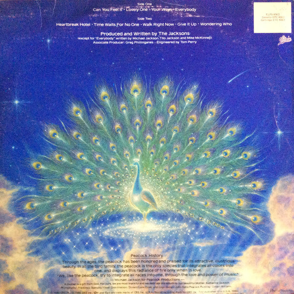The Jacksons – Triumph LP vinyl record, image 2 of 4