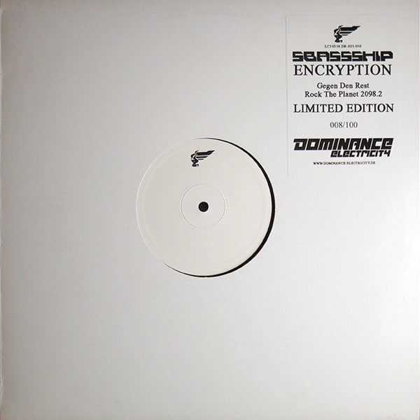 Sbassship – Encryption 12" vinyl record, image 2 of 3