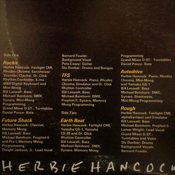 Herbie Hancock – Future Shock LP vinyl record, image 5 of 6
