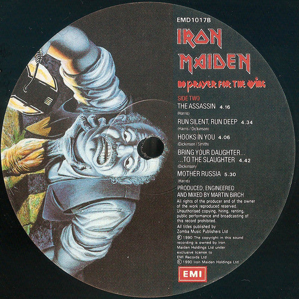 Iron Maiden – No Prayer For The Dying LP vinyl record, image 4 of 6
