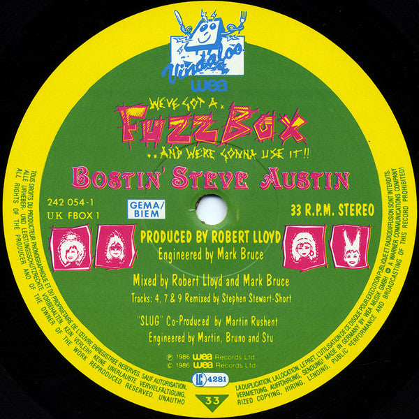 We've Got A Fuzzbox And We're Gonna Use It – Bostin' Steve Austin LP vinyl record, image 4 of 8