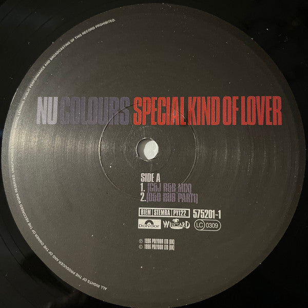 Nu Colours – Special Kind Of Lover 12" vinyl record, image 3 of 4