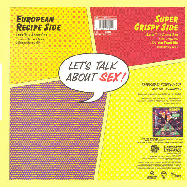 Salt 'N' Pepa – Let's Talk About Sex! 12" vinyl record, image 2 of 4