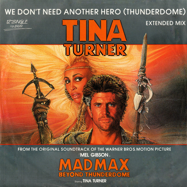 Tina Turner – We Don't Need Another Hero (Thunderdome) 12" vinyl record, image 1 of 4