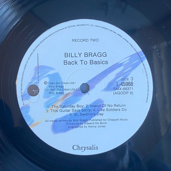 Billy Bragg – Back To Basics (2xLP) LP vinyl record, image 9 of 10