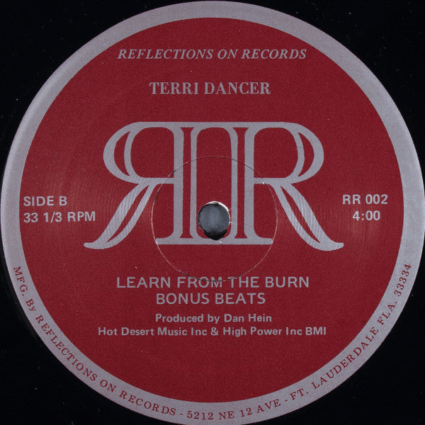 Terri Dancer – Learn From The Burn 12" vinyl record, image 2 of 2