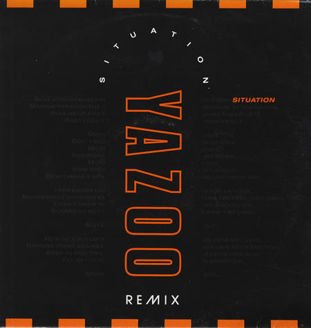 Yazoo – Situation (Remix) 12" vinyl record