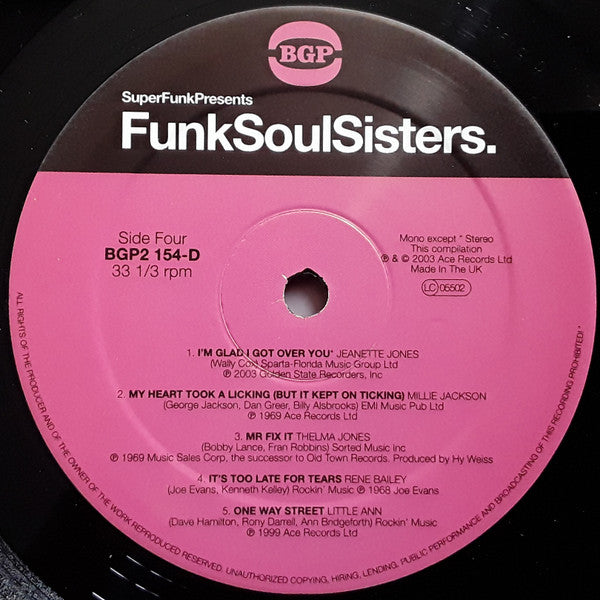 Various – Funk Soul Sisters. (2xLP) LP vinyl record, image 6 of 6